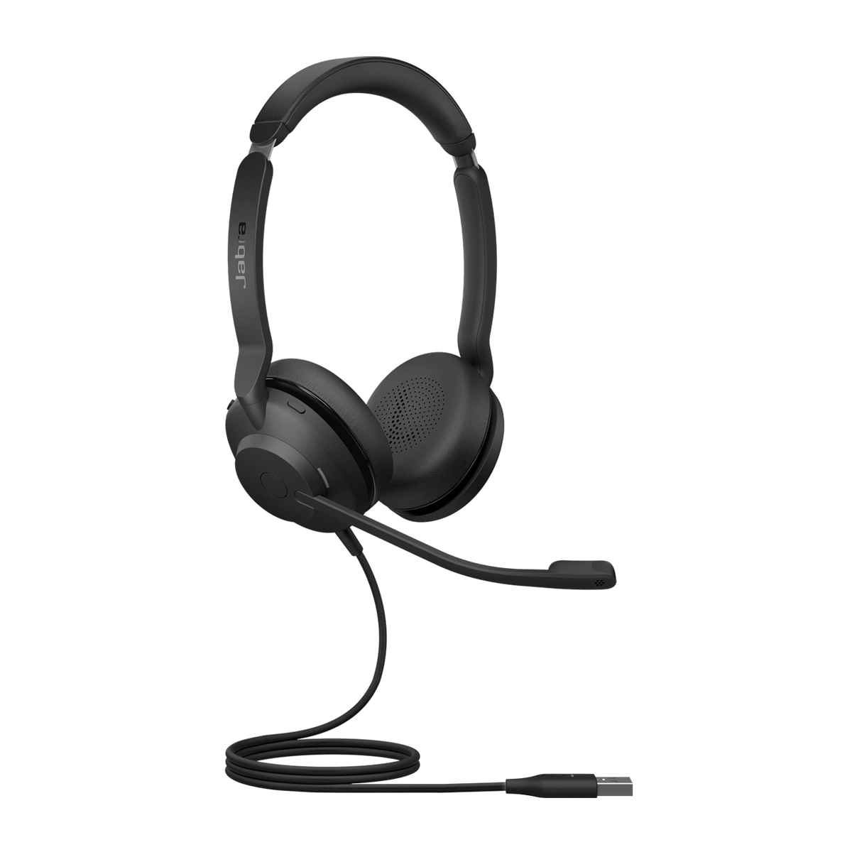 Jabra Evolve2 30 SE Wired USB-A UC Stereo Headset, Lightweight & Durable, Noise Isolating Ear Cushions, Plug-and-play, 2-Mic Technology, 2Yr Warranty - Image 1