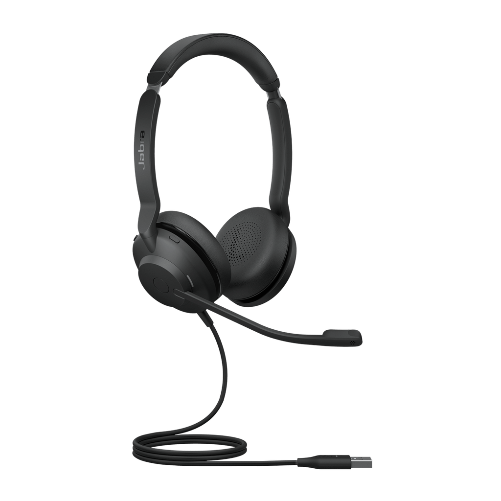 Jabra Evolve2 30 SE Wired USB-A UC Stereo Headset, Lightweight & Durable, Noise Isolating Ear Cushions, Plug-and-play, 2-Mic Technology, 2Yr Warranty - Image 5
