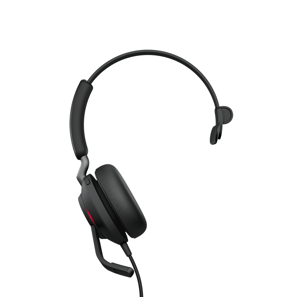 Jabra Evolve2 40 SE Wired USB-C MS Mono Headset, 360° BusyLight, Noise Isolationg Ear Cushions, 2Yr Warranty, Plug-and-play - Image 3