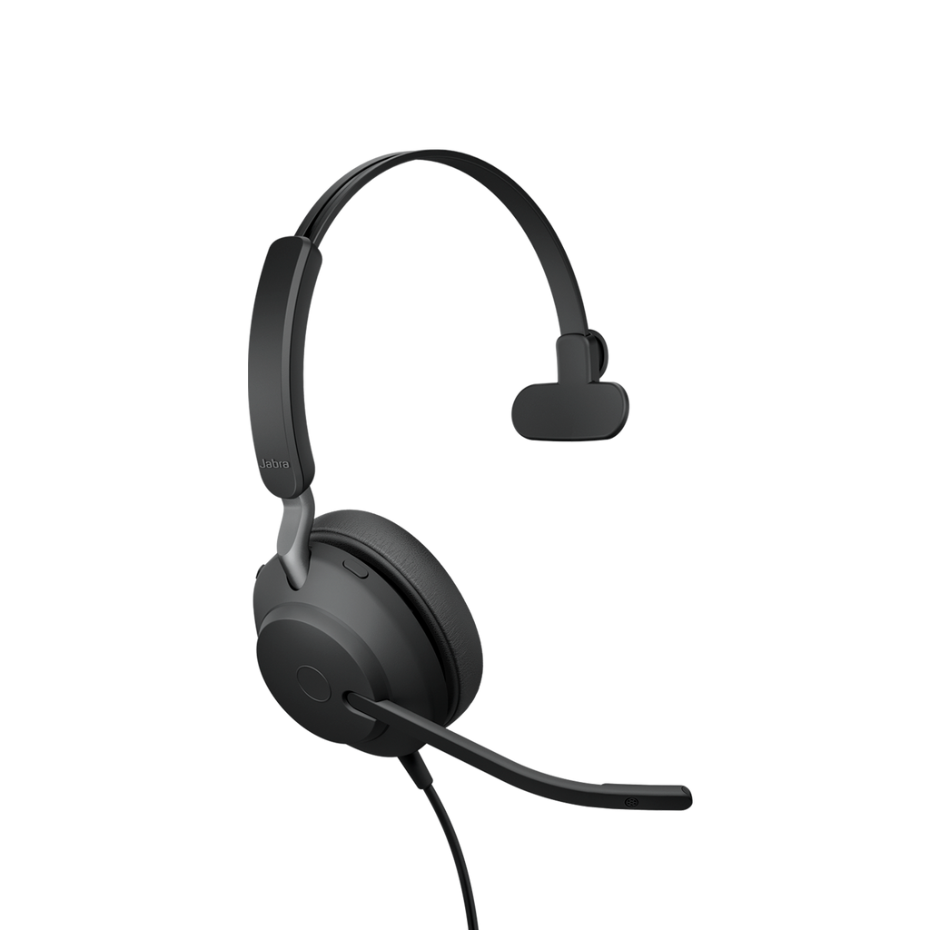 Jabra Evolve2 40 SE Wired USB-C UC Mono Headset, 360° BusyLight, Noise Isolationg Ear Cushions, 2Yr Warranty, Plug-and-play, 3-Microphone Technology - Image 2