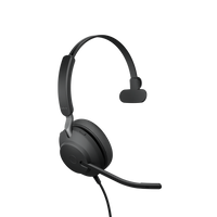 Jabra Evolve2 40 SE Wired USB-C UC Mono Headset, 360° BusyLight, Noise Isolationg Ear Cushions, 2Yr Warranty, Plug-and-play, 3-Microphone Technology - Image 2
