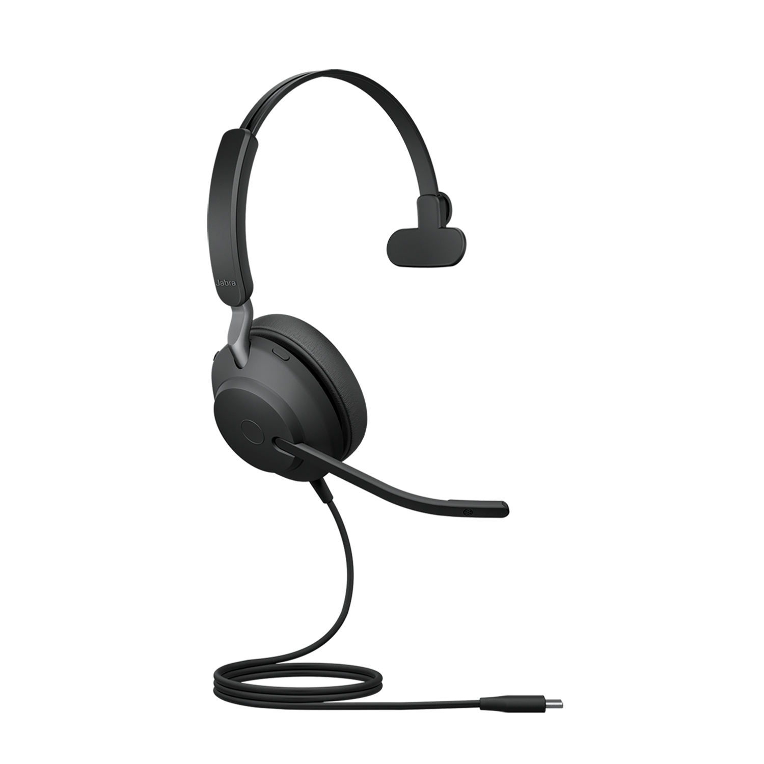 Jabra Evolve2 40 SE Wired USB-C UC Mono Headset, 360° BusyLight, Noise Isolationg Ear Cushions, 2Yr Warranty, Plug-and-play, 3-Microphone Technology - Image 4