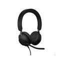 Jabra Evolve2 40 SE Wired USB-CA UC Stereo Headset, 360° BusyLight, Noise Isolationg Ear Cushions, 2Yr Warranty, Plug-and-play,3-Microphone Technology - Image 1