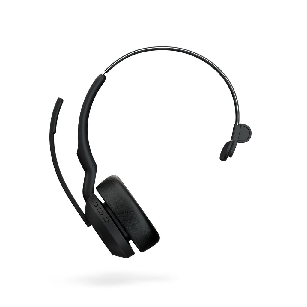Jabra  Evolve2 55, USB C, MS Teams, Mono, Active Noise Cancellation (ANC), Link 380 Bluetooth® Adapter ,30m Wireless Range, 18 Hours Battery Life - Image 3