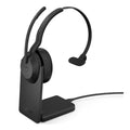 Jabra  Evolve2 55 USB A MS Teams Mono Stand, Active Noise Cancellation (ANC), Link 380 Bluetooth® Adapter ,30m Wireless Range, 18 Hours Battery Life - Image 1
