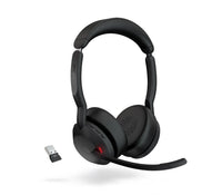 Jabra Evolve2 55 USB A Stereo Teams Active Noise Cancellation, Link 380 Bluetooth® Adapter ,30m Wireless Range, 18 Hours Battery Life - Image 2