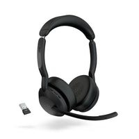 Jabra  Evolve2 55, USB A, Stand, MS Teams, Stand Active Noise Cancellation. Link 380 Bluetooth® Adapter ,30m Wireless Range, 18 Hours Battery Life - Image 2