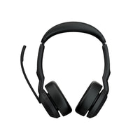 Jabra  Evolve2 55, USB C, MS Teams, Stereo, Stand, Active Noise Cancellation, Link 380 Bluetooth® Adapter ,30m Wireless Range, 18 Hours Battery Life - Image 2