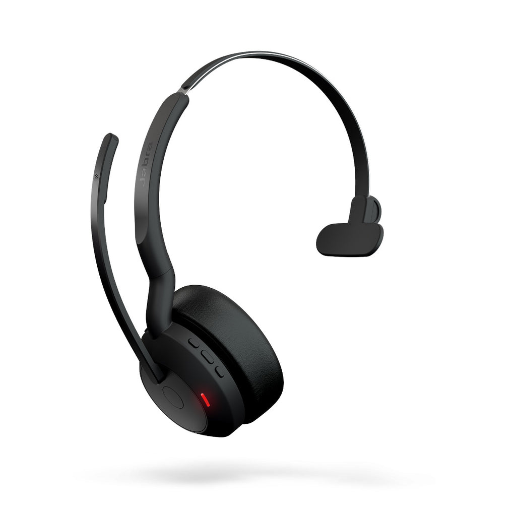 Jabra  Evolve2 55, USB C, UC, Mono, Active Noise Cancellation (ANC), Link 380 Bluetooth® Adapter ,30m Wireless Range, 18 Hours Battery Life - Image 2