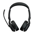 Jabra  Evolve2 55, USB C, Stereo, UC, Active Noise Cancellation (ANC), Link 380 Bluetooth® Adapter ,30m Wireless Range, 18 Hours Battery Life - Image 1