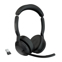 Jabra  Evolve2 55, USB C, Stereo, UC, Active Noise Cancellation (ANC), Link 380 Bluetooth® Adapter ,30m Wireless Range, 18 Hours Battery Life - Image 2