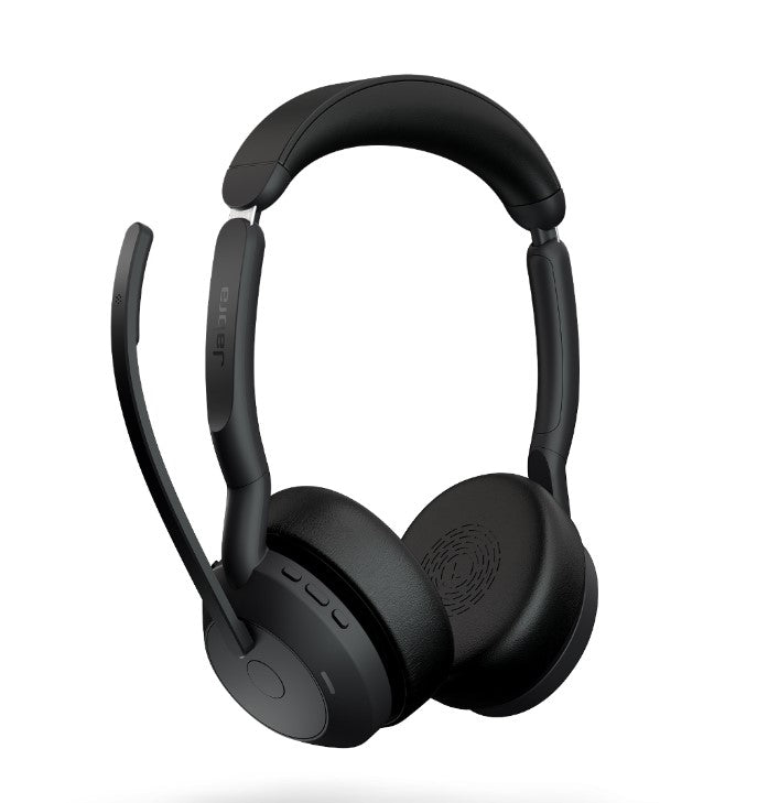 Jabra  Evolve2 55 Link380a UC Stereo Stand USB-A, Link 380 Bluetooth® Adapter ,30m Wireless Range, 18 Hours Battery Life, ANC - Image 3