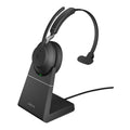 Jabra  Evolve2 65 UC Mono Black Link 380 USB-A and Charging Stand USB-A, 3-Microphone Call Technology, 37 Hours Battery Life, Noise-Isolating Design - Image 1