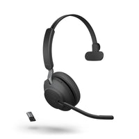 Jabra  Evolve2 65 UC Mono Black Link 380 USB-A and Charging Stand USB-A, 3-Microphone Call Technology, 37 Hours Battery Life, Noise-Isolating Design - Image 2