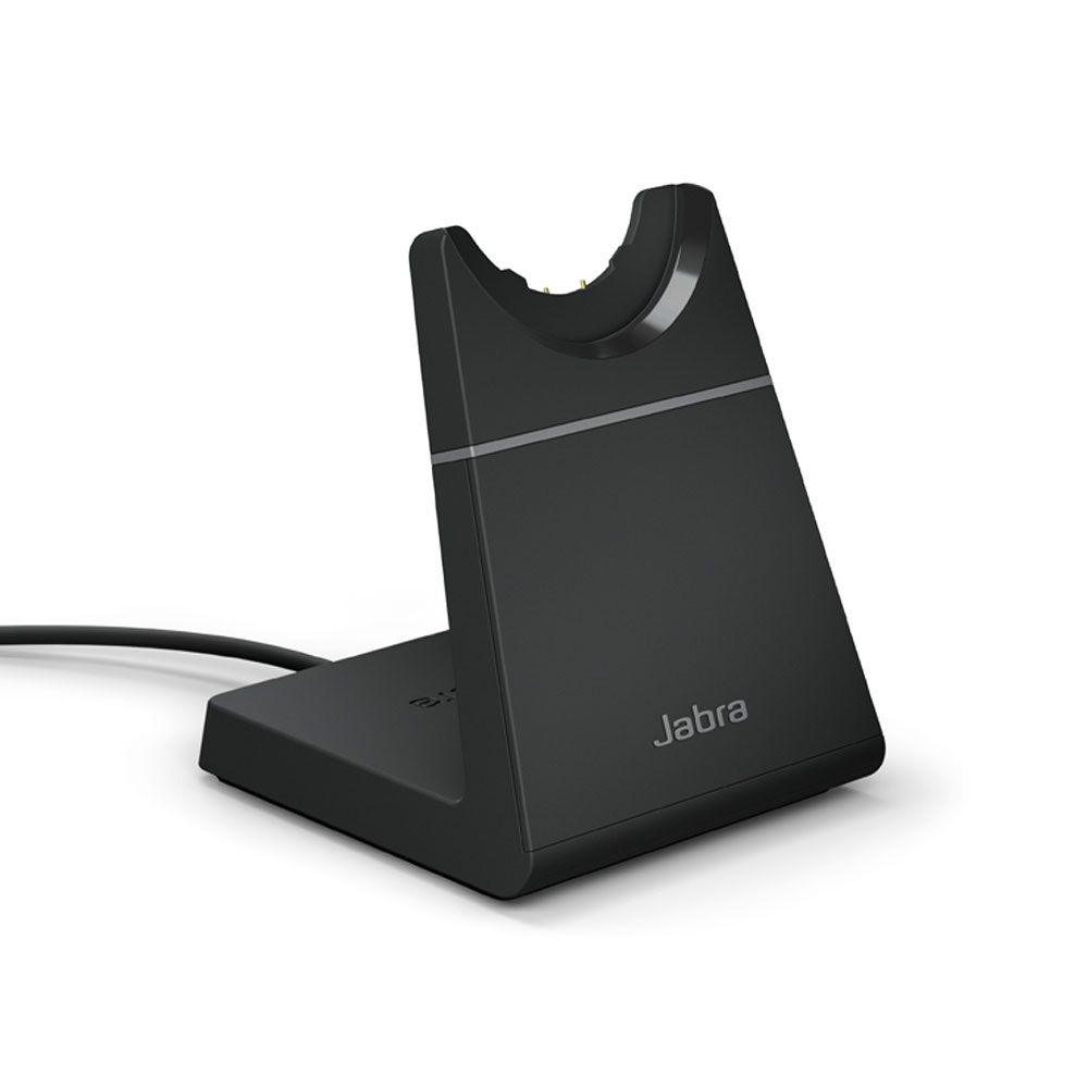 Jabra  Evolve2 65 UC Mono Black Link 380 USB-A and Charging Stand USB-A, 3-Microphone Call Technology, 37 Hours Battery Life, Noise-Isolating Design - Image 4