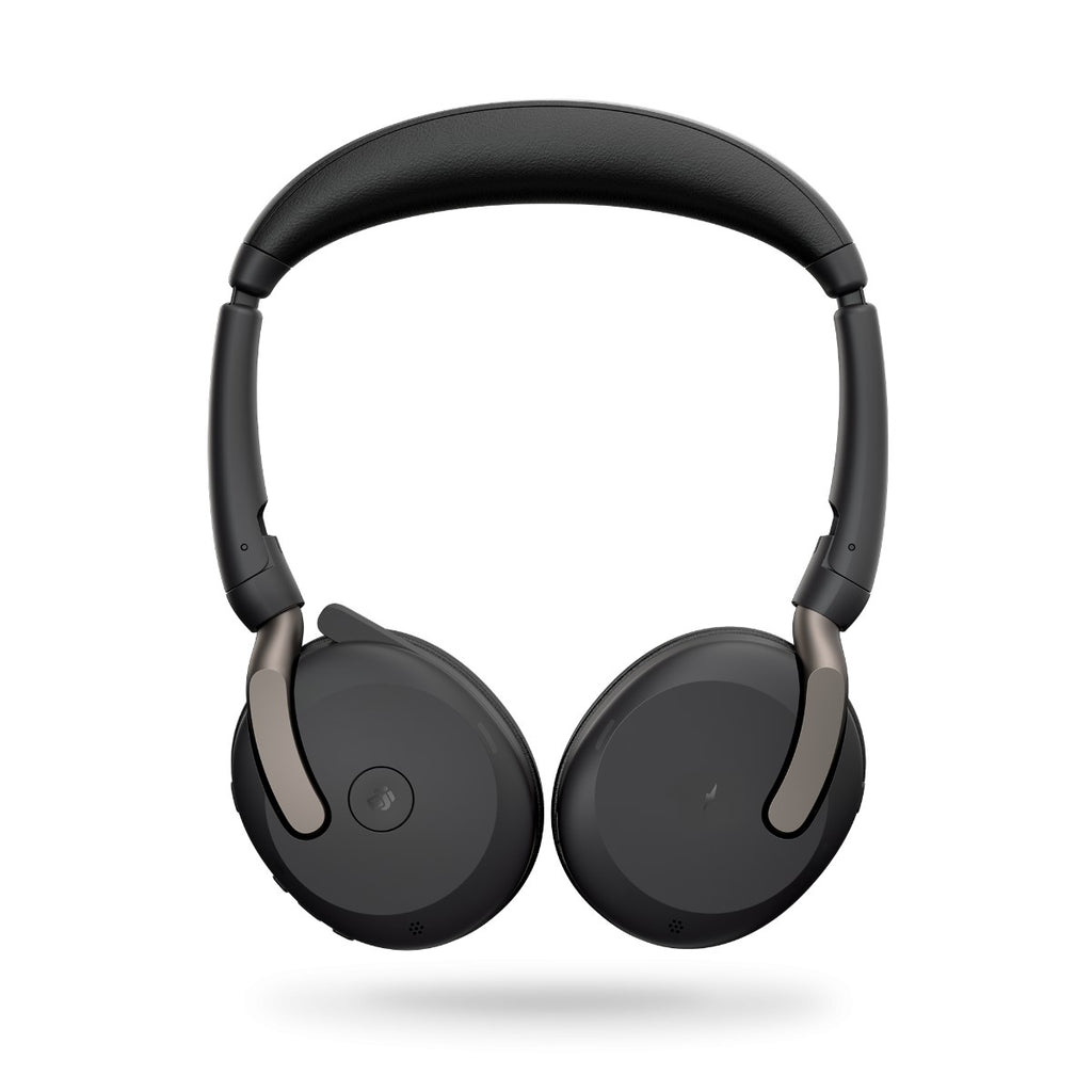 Jabra Evolve2 65 Flex MS Stereo Bluetooth Headset, Link380a USB-A Dongle, Foldable Design, 2Yr Warranty, 20 hours battery life, ANC 30m Wireless Range - Image 2