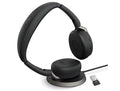 Jabra Evolve2 65 Flex UC Stereo Bluetooth Headset, Link380a USB-A Dongle & Wireless Charging Stand Included, Foldable Design, 2Yr Warranty, ANC - Image 1
