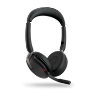 Jabra Evolve2 65 Flex UC Stereo Bluetooth Headset, Link380c USB-C Dongle Included, Foldable Design, 2Yr Warranty, ANC, 30m Wireless Range - Image 2