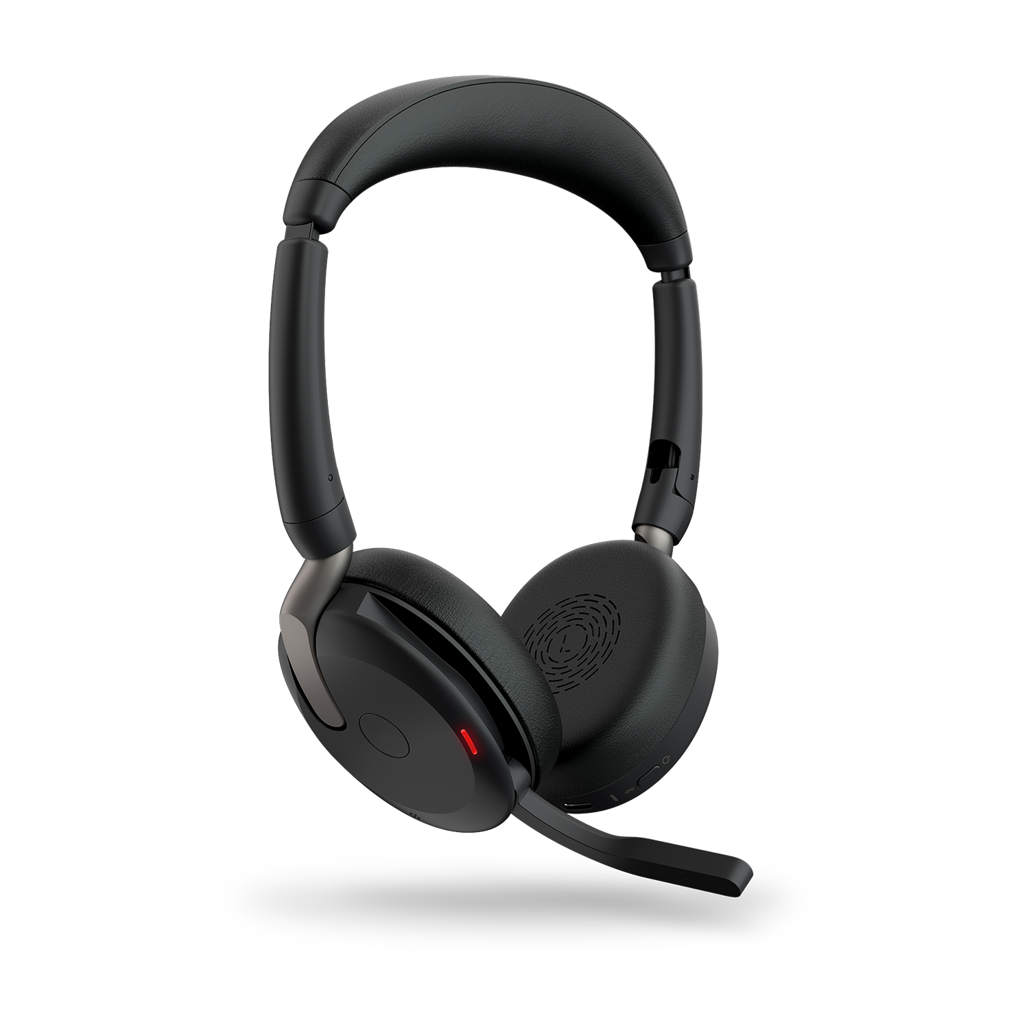 Jabra Evolve2 65 Flex UC Stereo Bluetooth Headset, Link380c USB-C Dongle Included, Foldable Design, 2Yr Warranty, ANC, 30m Wireless Range - Image 2