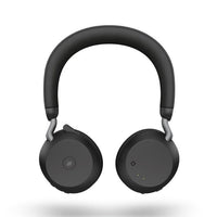 Jabra Evolve2 75 USB-A Link380a MS Stereo Black, 8-Mic Technology, 36 Hours Battery & Fast Charge, Dual-Foam Tech, Discreet Hide-Away Boom Arm - Image 3