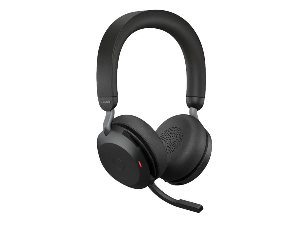 Jabra Evolve2 75 USB-C Link380a MS Stereo Black, 8-Mic Technology, 36 Hours Battery & Fast Charge, Dual-Foam Tech, Discreet Hide-Away Boom Arm - Image 5