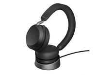 Jabra Evolve2 75 USB-C Link380a MS Stereo Black, 8-Mic Technology, 36 Hours Battery & Fast Charge, Dual-Foam Tech, Discreet Hide-Away Boom Arm - Image 2