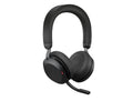 Jabra Evolve2 75 USB-C Link380a MS Stereo Black, 8-Mic Technology, 36 Hours Battery & Fast Charge, Dual-Foam Tech, Discreet Hide-Away Boom Arm - Image 1