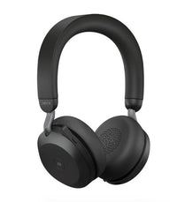 Jabra Evolve2 75 USB-C Link380c MS Stereo Stand Black, 8-Mic Technology, 36 Hours Battery & Fast Charge, Dual-Foam Tech, Discreet Hide-Away Boom Arm - Image 2
