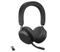 Jabra Evolve2 75 USB-C Link380a UC Stereo Black, 8-Mic Technology, 36 Hours Battery & Fast Charge, Dual-Foam Tech, Discreet Hide-Away Boom Arm - Image 1
