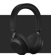 Jabra Evolve2 75 USB-C Link380a UC Stereo Stand Black, 8-Mic Technology, 36 Hours Battery & Fast Charge, Dual-Foam Tech, Discreet Hide-Away Boom Arm - Image 4