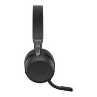 Jabra Evolve2 75 UC Bluetooth Headset, Includes Charging Stand & Link380a Dongle, 8-Mic Technology, 36 Hours Battery & Fast Charge, Dual-Foam Tech - Image 2
