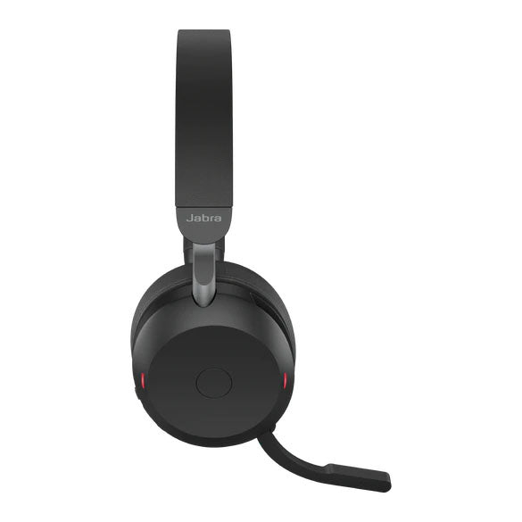 Jabra Evolve2 75 UC Bluetooth Headset, Includes Charging Stand & Link380a Dongle, 8-Mic Technology, 36 Hours Battery & Fast Charge, Dual-Foam Tech - Image 2