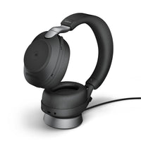 Jabra Evolve2 85 MS USB-C Stereo Bluetooth Headset Black Link 380 USB-C, Charging Stand USB-C, 10-Microphone Technology, Digital Hybrid ANC - Image 4