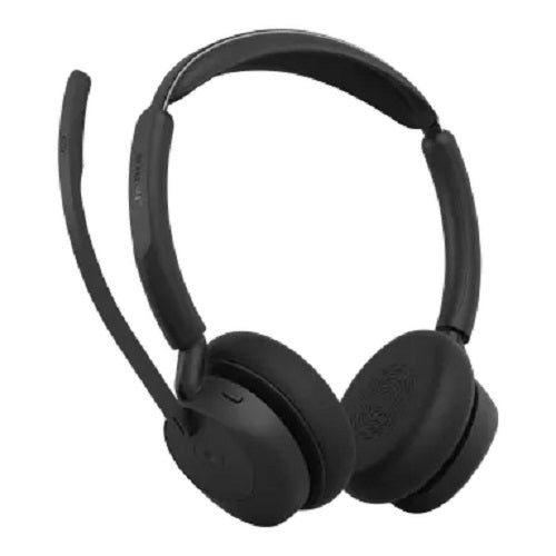 Jabra Evolve3 45 MS stereo wireless headset, Teams certified, USB-C Link 390 adapter dongle, ANC, 4-mic ClearVoice, Bluetooth 5.3, 21hr talk time, 30m - Image 2