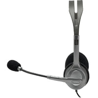 (LS) Logitech H110 Stereo Headset Over-the-head Headphones 3.5mm Versatile Adjustable Microphone for PC Mac - Image 2