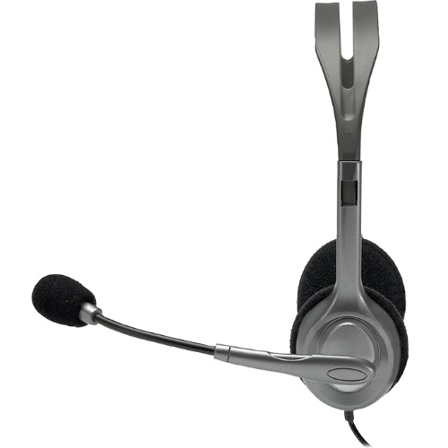 (LS) Logitech H110 Stereo Headset Over-the-head Headphones 3.5mm Versatile Adjustable Microphone for PC Mac - Image 2