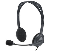 (LS) Logitech H111 Strereo Headset (Single 3.5mm Jack) Cable length: 7.71 ft (2.35 m)  2-Year Limited Hardware Warranty - Image 2