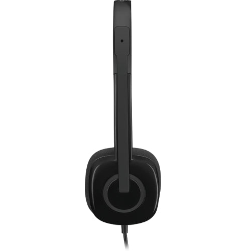 Logitech H151 Stereo Headset Light Weight Adjustable Headphones with Microphone 3.5mm jack In-line audio controls Noise-cancelling - Image 4
