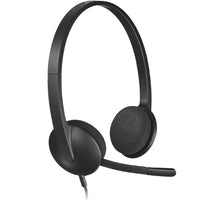 Logitech H340 Plug-and-Play USB Headset with Noise Cancelling Microphone Comfort Design for Windows Mac Chrome 2yr wty Headphones - Image 2