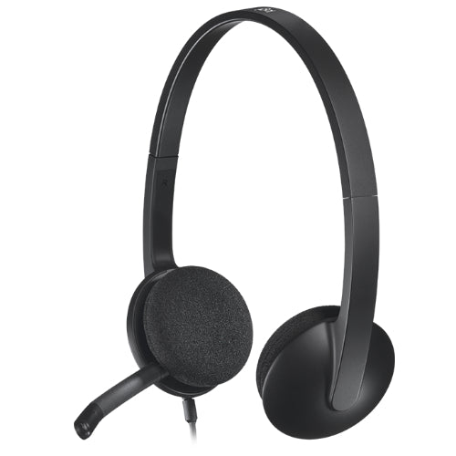 Logitech H340 Plug-and-Play USB Headset with Noise Cancelling Microphone Comfort Design for Windows Mac Chrome 2yr wty Headphones - Image 4