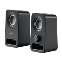 Logitech Z150 2.0 Stereo Speakers 6W Compact Size Easily Access to Power & Volume Control Headphone & Auxiliary Jack for TV PC Smartphone Tablet - Image 2