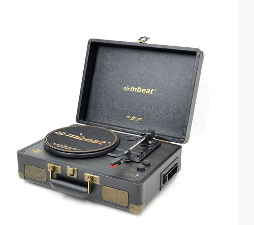 (LS)mbeat® Uptown Retro Bluetooth 3-in-1 AudioTurntable &  Cassette Player, Bluetooth Streaming, 33/45 RPM Vinyls and Cassette, 3.5mm Audio,RCA Audio - Image 1