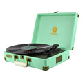 (LS)mbeat® Woodstock Retro Turntable Player TIIFFANY BLUE Speakers: Built in 2 speaker Interface: Headphone jack, RCA audio out Product Weight: 2.7 kg - Image 1