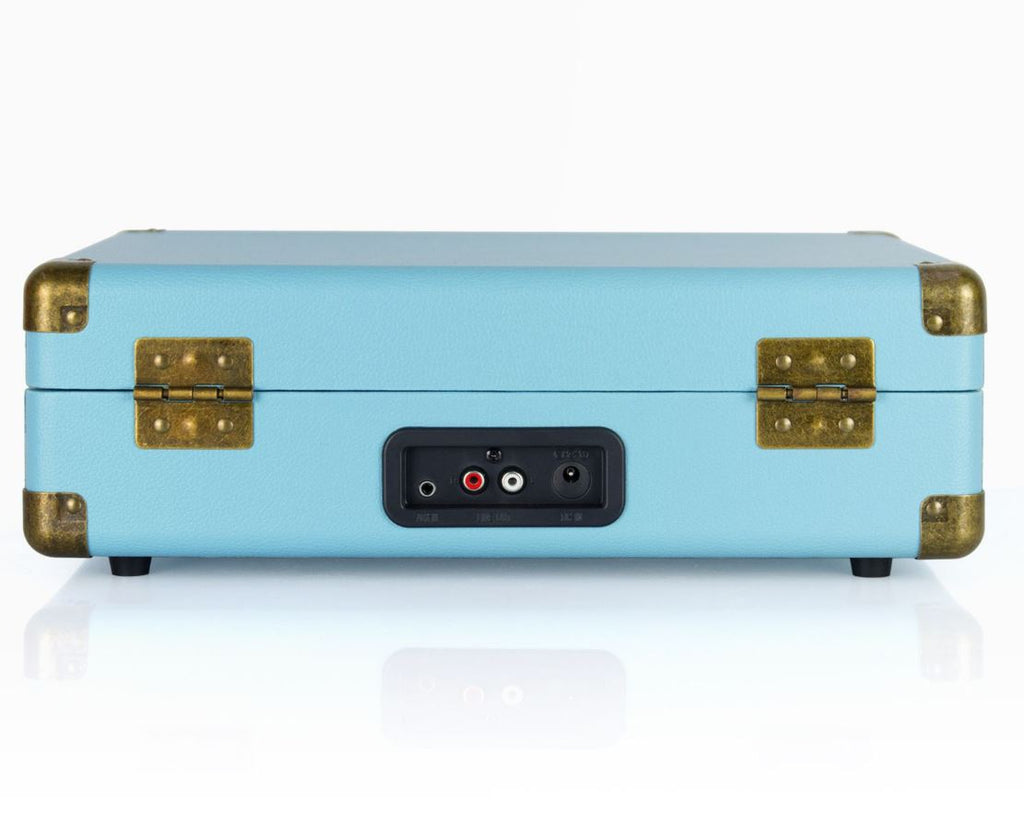 (LS)mbeat®  Woodstock 2 Sky Blue Retro Turntable Player with BT Receiver & Transmitter Built-in Bluetooth receiver eaturing 3 speed settings - Image 3