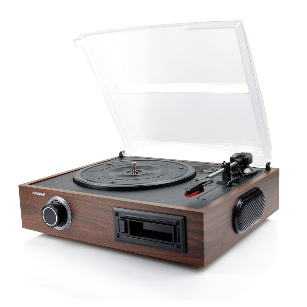 (LS)mbeat® USB Turntable and Cassette to Digital Recorder- Cassette Player, 33.3/45/78 RPM Vinyls and Cassette Record Player, USB Recording to PC MAC - Image 5