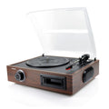 (LS)mbeat® USB Turntable and Cassette to Digital Recorder- Cassette Player, 33.3/45/78 RPM Vinyls and Cassette Record Player, USB Recording to PC MAC - Image 1
