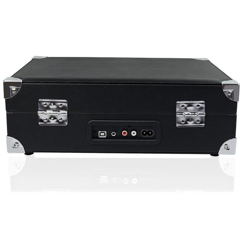 (LS)mbeat® Retro Briefcase-styled USB Turntable Recorder Built in 3.5mm headphone jack built-in speaker USB output support - Image 4