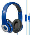Verbatim's Over-Ear Stereo Headset Headphones - Ideal for Office, Education, Business, SME (BLUE) - Image 1