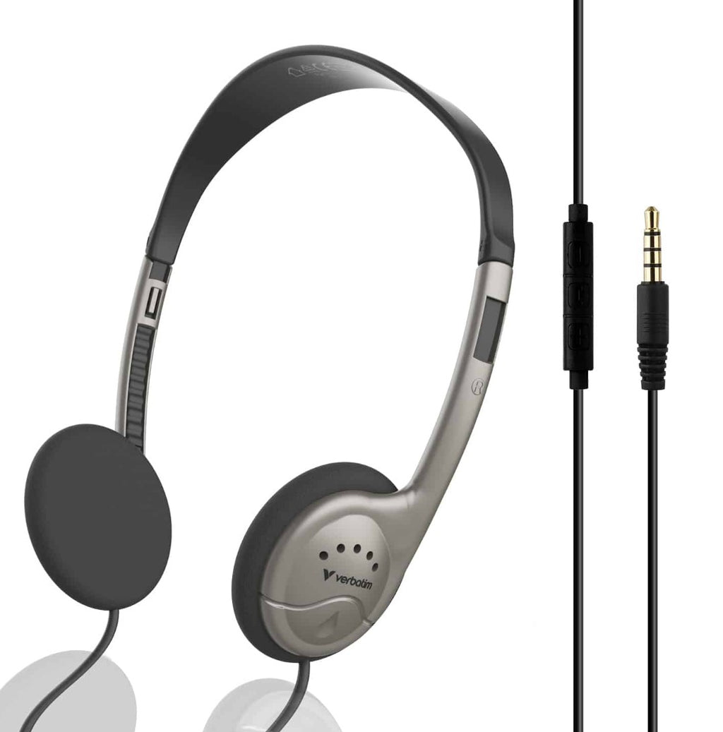 Verbatim Verbatim Multimedia Headset Inline Mic Headset - Image 1