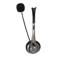 Verbatim Multimedia Headset with Boom Mic Headphone, Volume Control, USB 3.0 – Grey – School, Office, Business. Retail Pack - Image 3